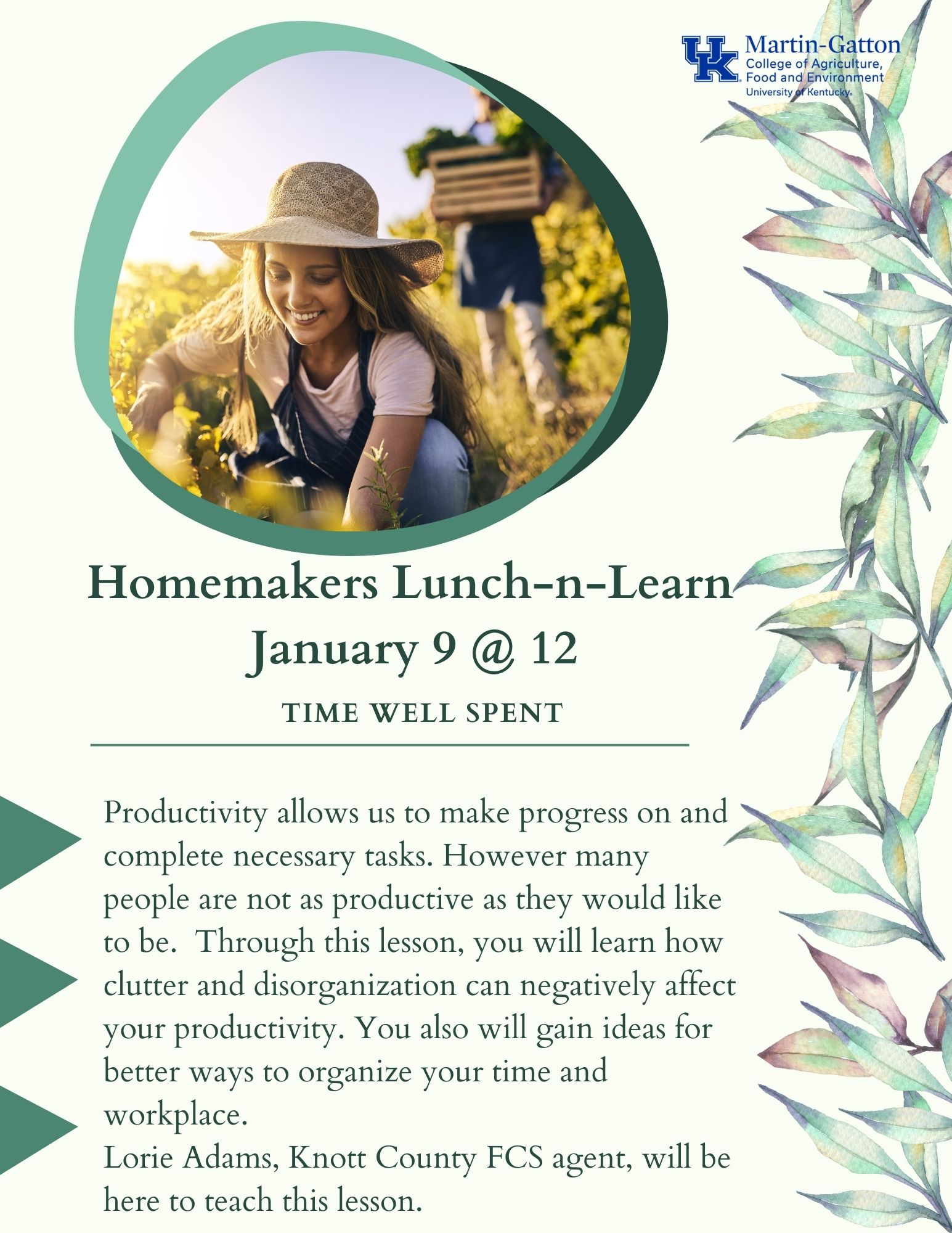 Homemaker Lunch-n-Learn