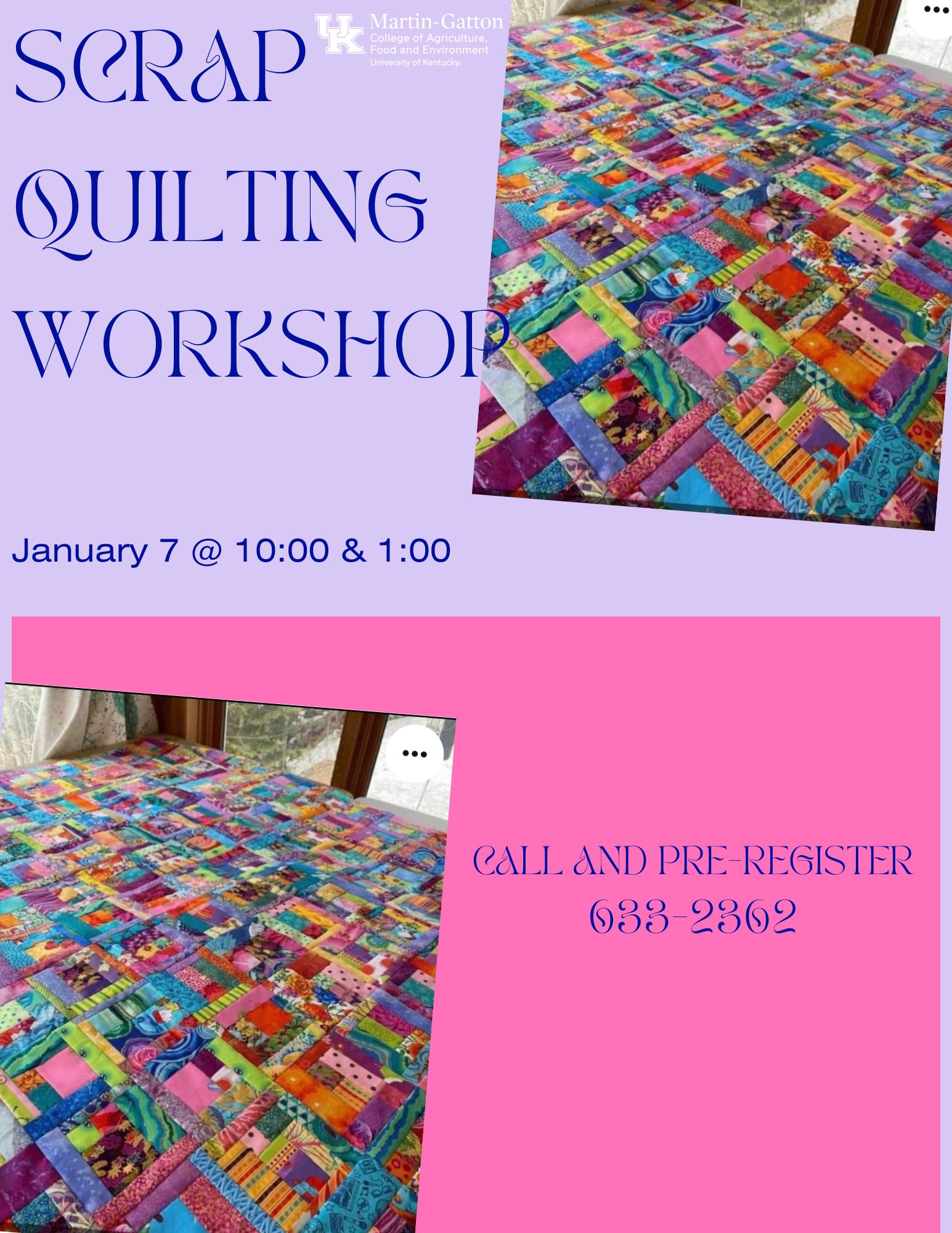 Scrap Quilting Workshop