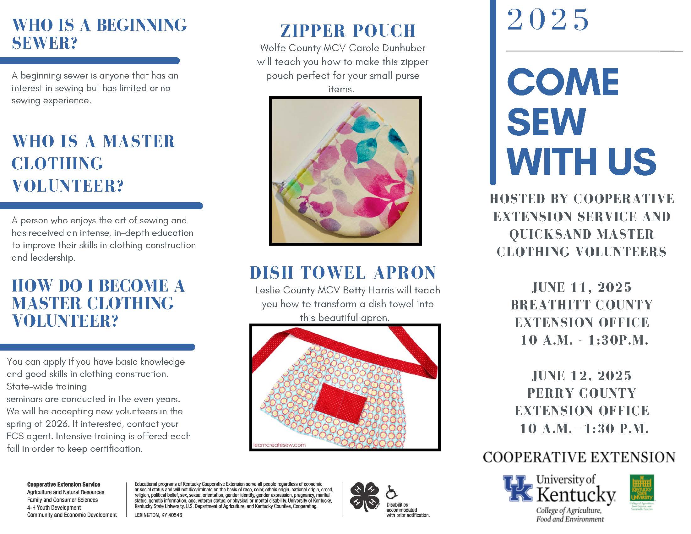 Come Sew With Us 