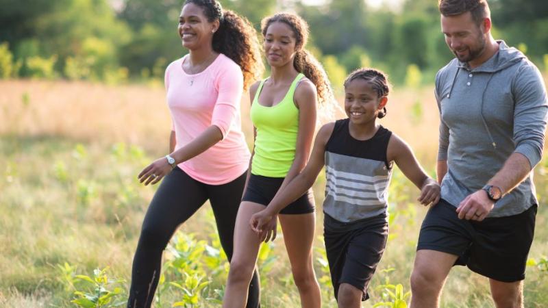 Family on Move-Walking Program 